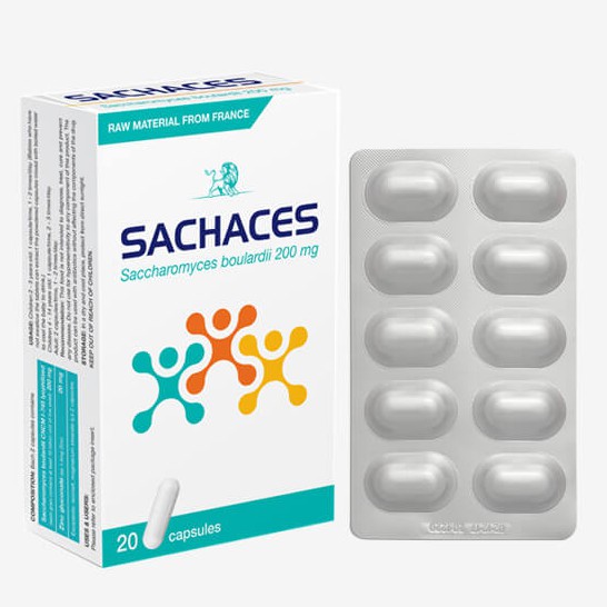 Men Sachaces –  Bổ sung lợi khuẩn Hỗ trợ giảm rối loạn tiêu hóa, cân bằng hệ vi sinh đường ruột