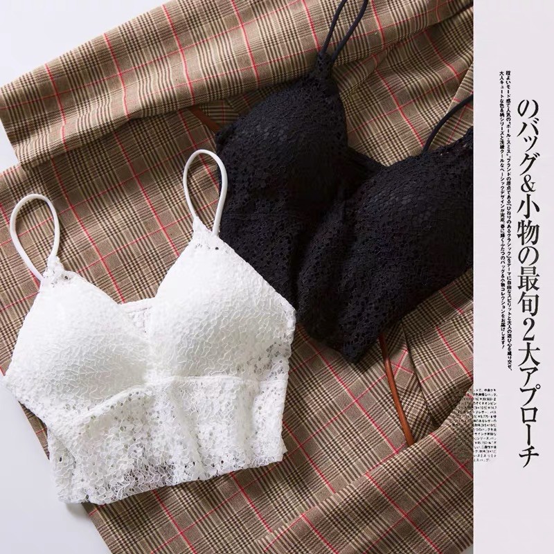 Áo bra ren hoa julia chun lưng sau B066