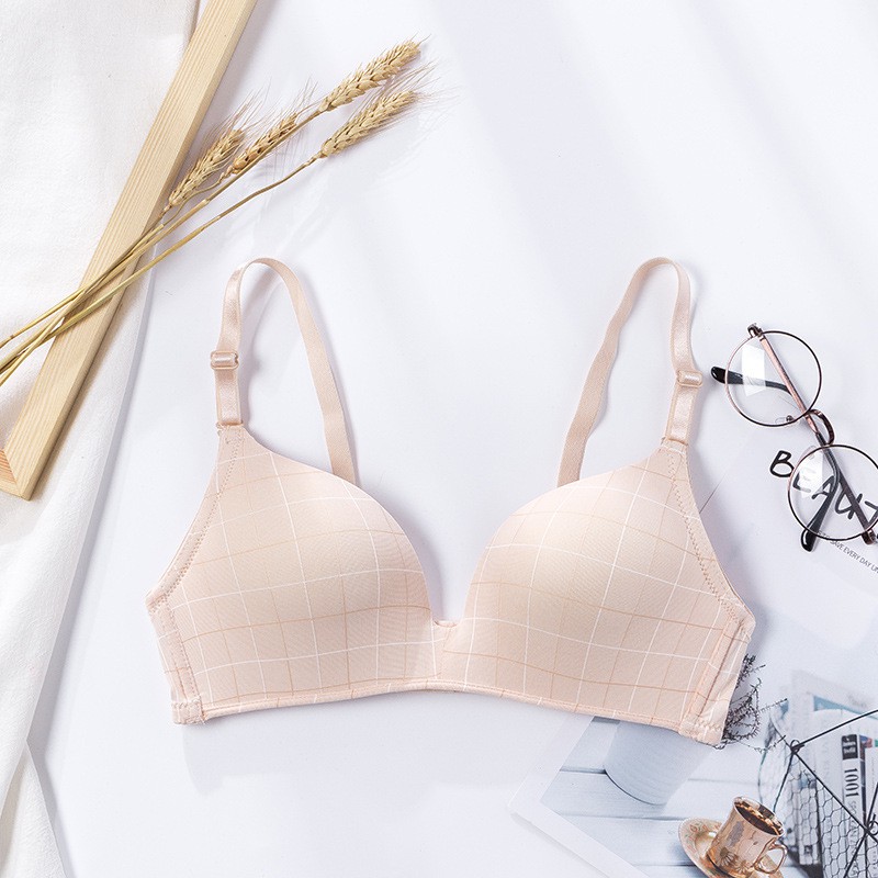 Áo ngực AOWEINISI mềm mại thiết kế đơn giản thoải mái thời trang dành cho nữ