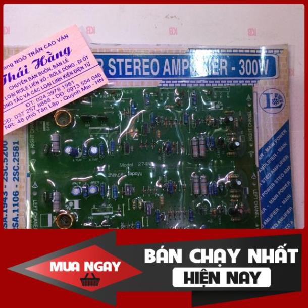 [ShopUyTín] Mạch công xuất Amply 300 w Lộc /8 sò [free.ship]