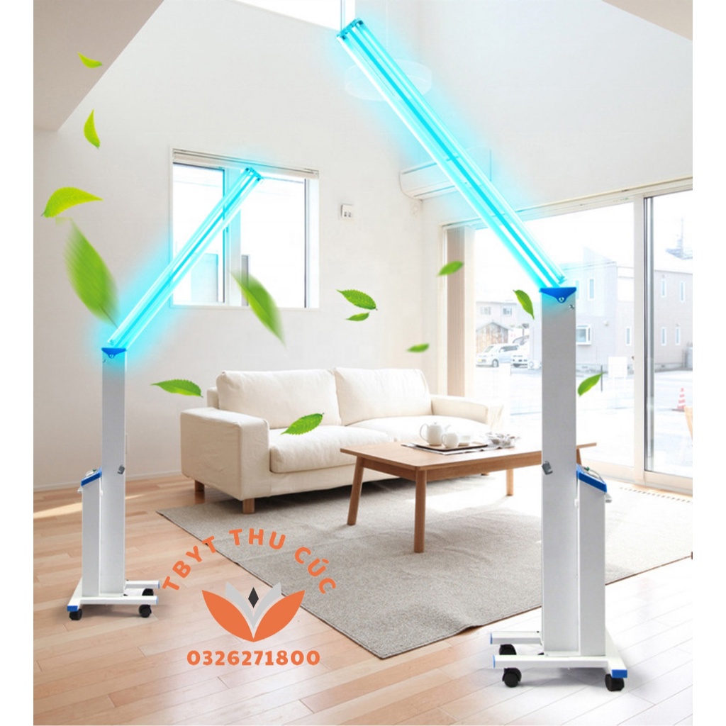 Đèn tiệt trùng di động FY-30DC có điều khiển -Đèn UV di động