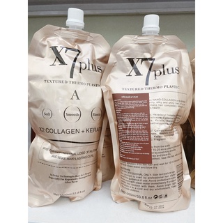 Uốn tóc X7 Plus Collagen Keratin 1000ml A-B-C
