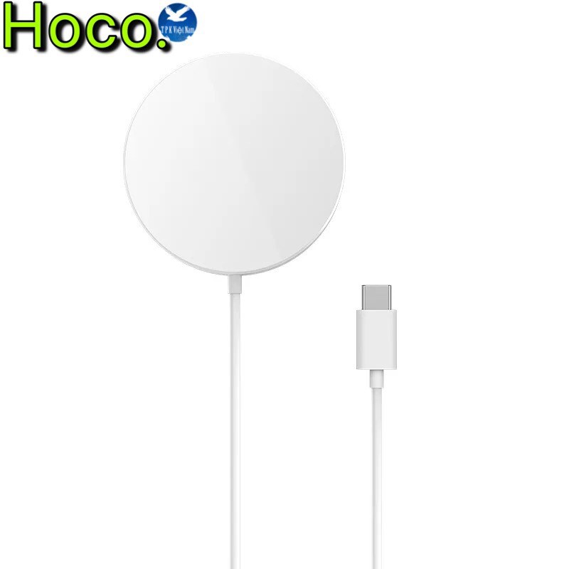 CHÍNH HÃNG  Sạc không dây từ tính 15w cho iphone 12/12pro/12promax Hoco CW28 chính hãng