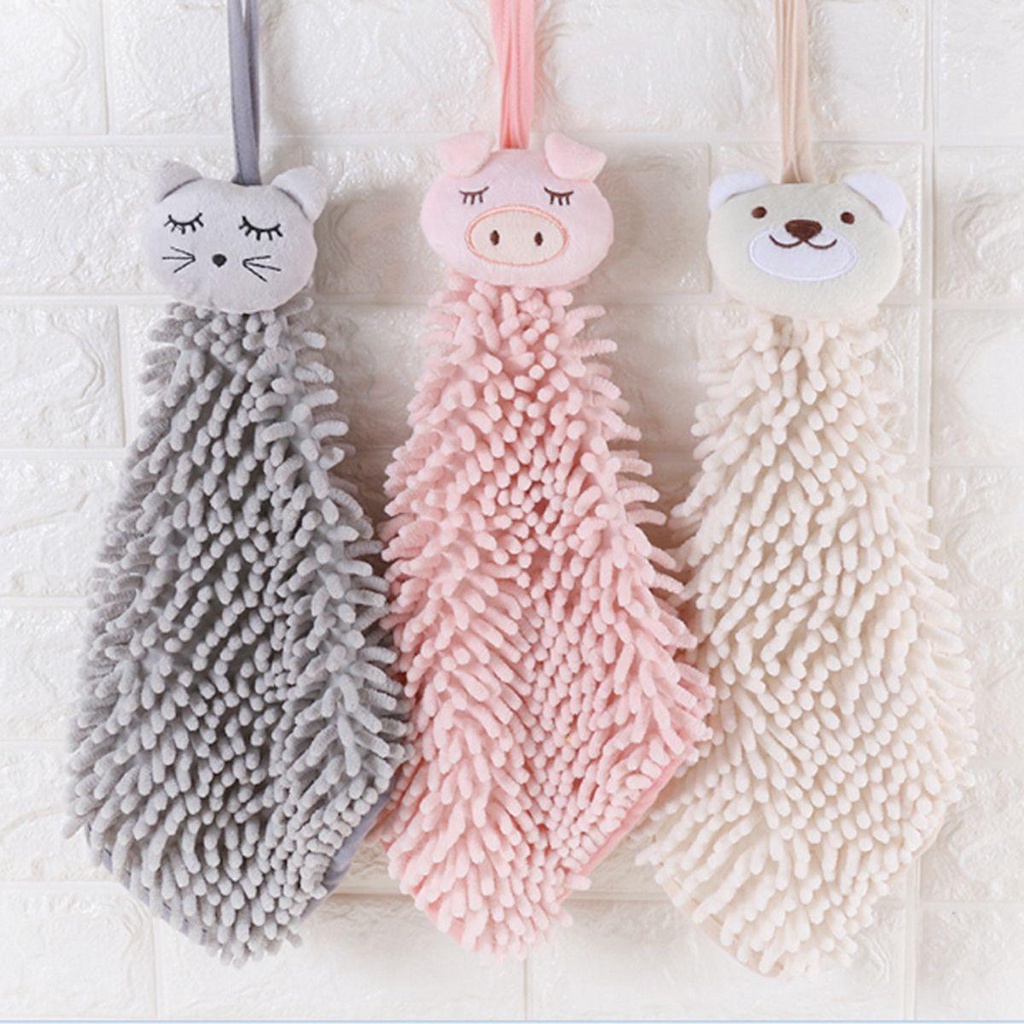 Khăn Lau Tay Bằng Sợi Microfiber Mềm Mại Khô Nhanh Cho Nhà Bếp / Phòng Tắm