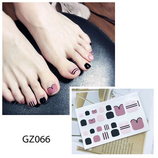 Miếng dán móng chân - Nail Wraps (22 miếng dán khô)