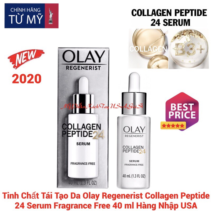 Tinh Chất Tái Tạo Da Olay Collagen Peptide 24 Serum 40ml