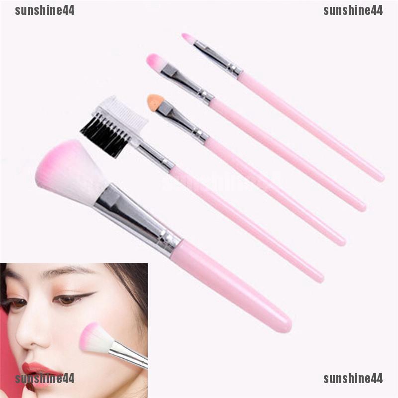 [Hàng mới về] Set 5 cọ trang điểm tán phấn mắt son môi làm đẹp dành cho nữ