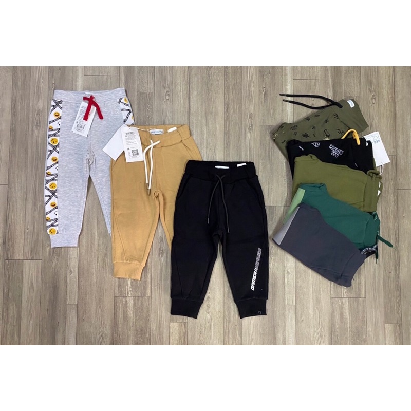 Quần nỉ bé trai Gệay