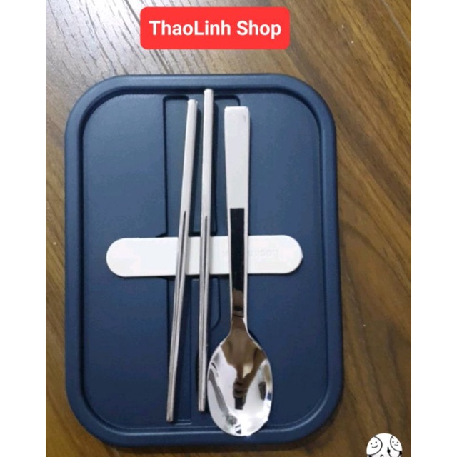 Hộp Cơm Thuỷ Tinh Lock&Lock kèm muỗng đũa 930ml