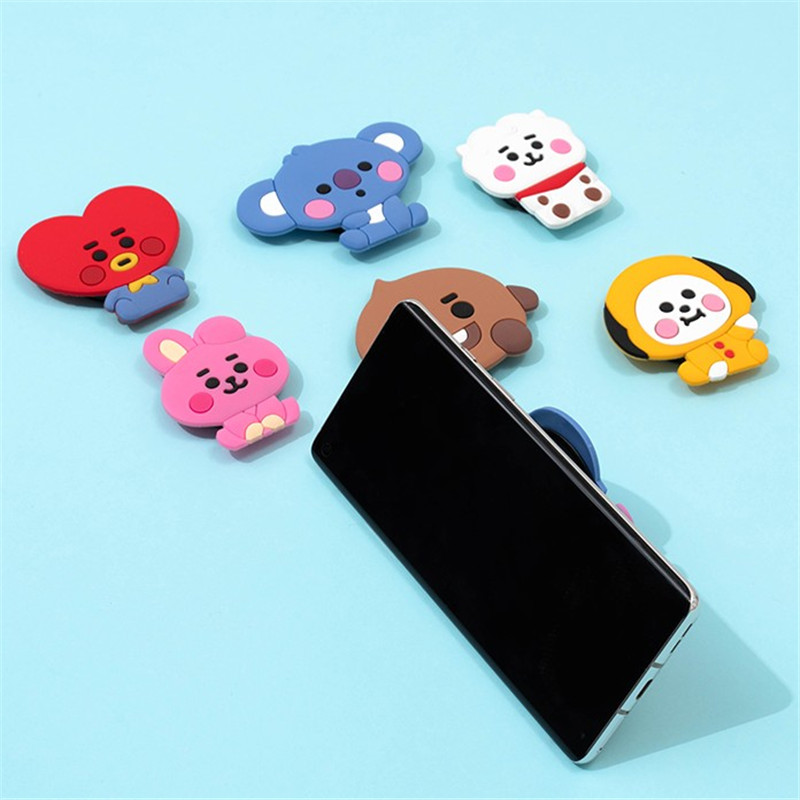 Giá Đỡ Điện Thoại Hình Búp Bê Bt21 Xinh Xắn