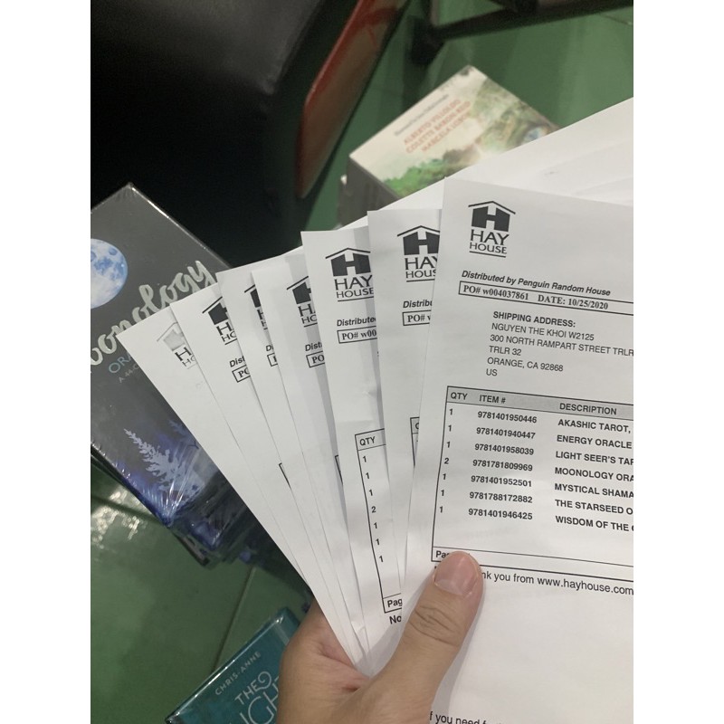 Bộ bài Moonology Oracle Cards: A 44-Card Moon Astrology Oracle Deck NXB Hay House - Yasmin Boland