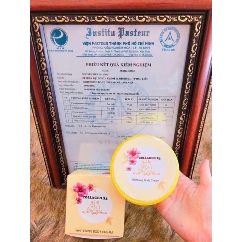 Kem BODY Mẫu Cũ Collagen X3 Cty Đông Anh Chính Hãng 100%