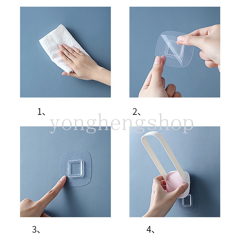 Móc Treo Quần Áo Dán Tường Tự Dính Có Thể Điều Chỉnh