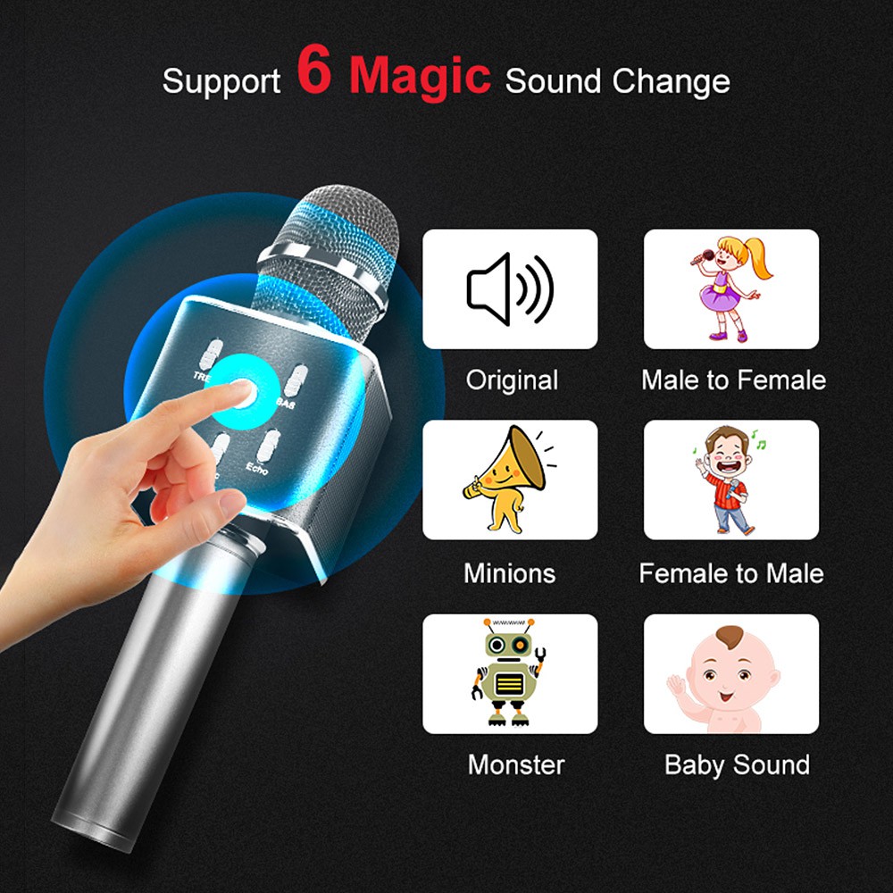 Micro Cầm Tay Q9 Hát Karaoke Cổng Usb