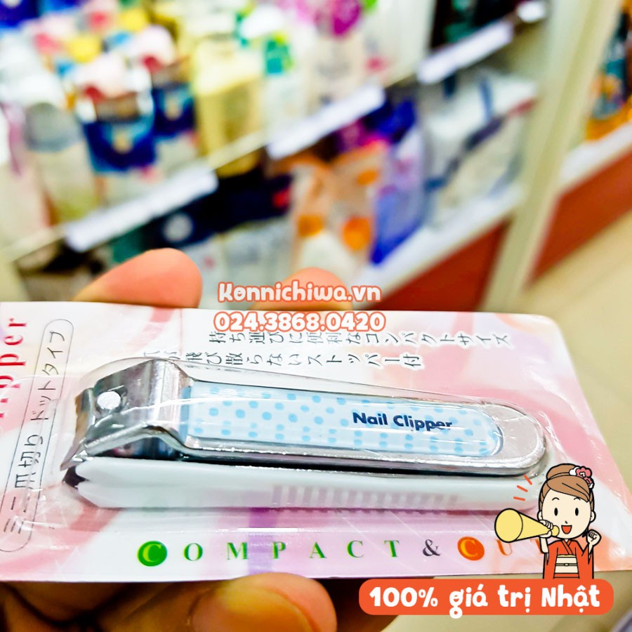 Bấm móng tay Nhật EKO thiết kế an toàn, có ngăn đựng móng sạch sẽ, dùng được cho trẻ em