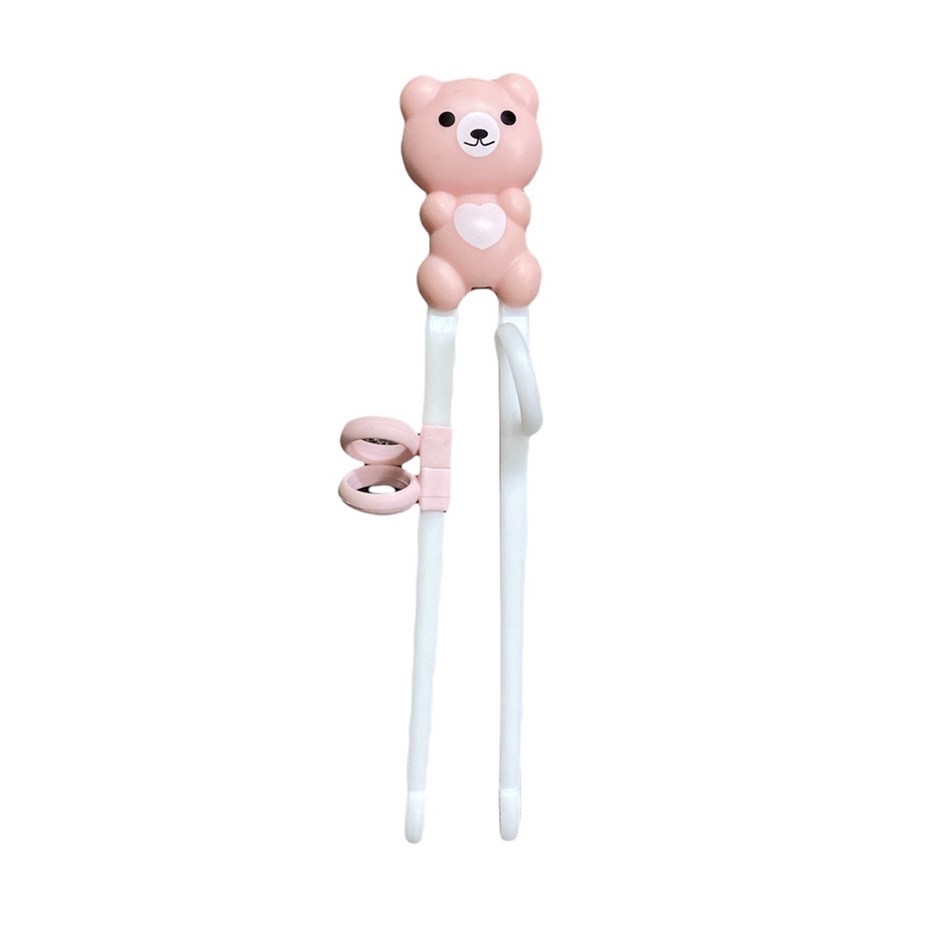 Đũa tập ăn xỏ ngón cho bé tập gắp hình gấu Đ03