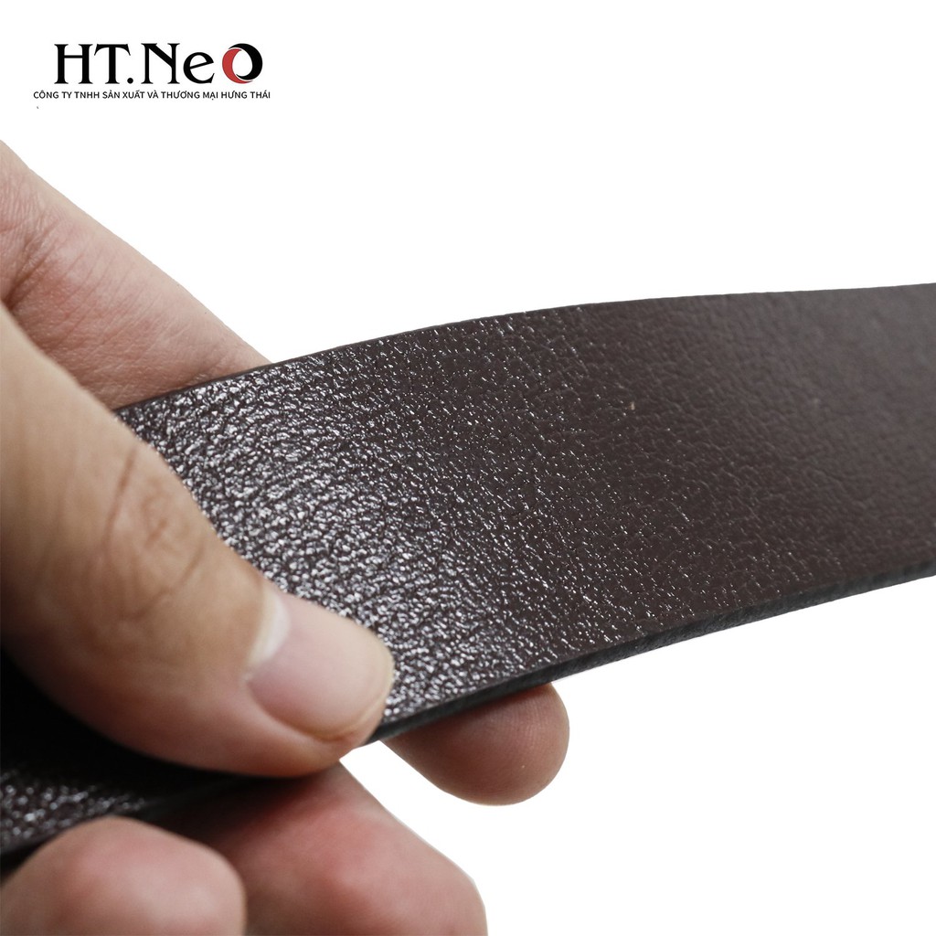 Dây lưng nam HT.NEO da trâu nguyên miếng, mặt khóa cực sang trọng, chống xước, chống hoen gỉ DL-01