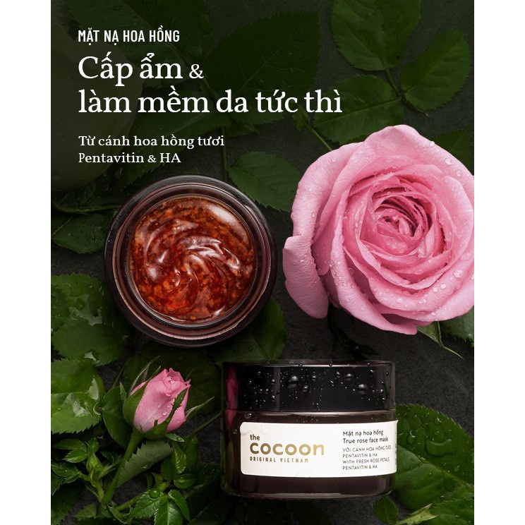 Mặt nạ hoa hồng Cocoon - True Rose Face Mask