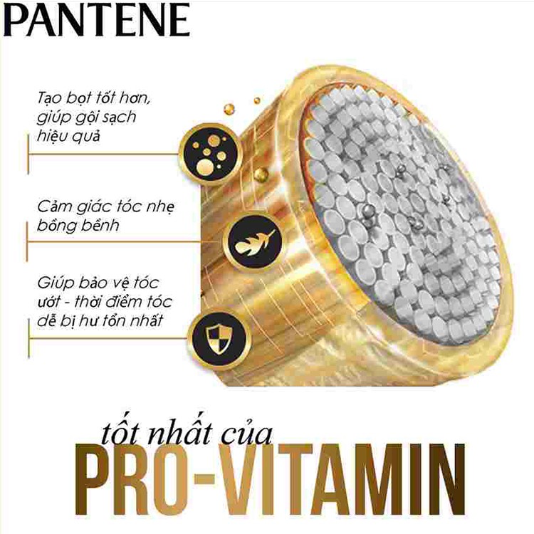 Dầu Gội Pantene 650ml - Ngăn Rụng Tóc, Suôn Mượt Óng Ả, Phục Hồi Hư Tổn, Sạch Gàu