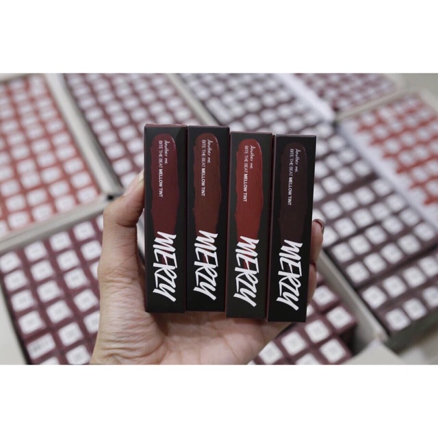 Merzy Mellow Tint Lip Swatches