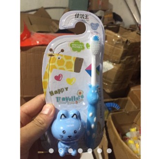Bàn chải đánh răng kèm thú cầm tay cho bé