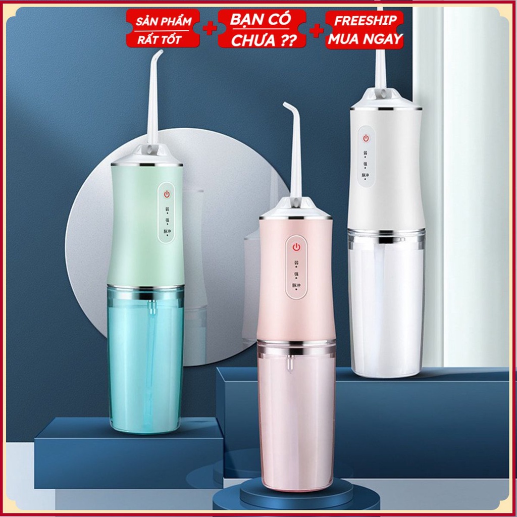 Máy tăm nước vệ sinh răng miệng cực sạch công nghệ Châu Âu
