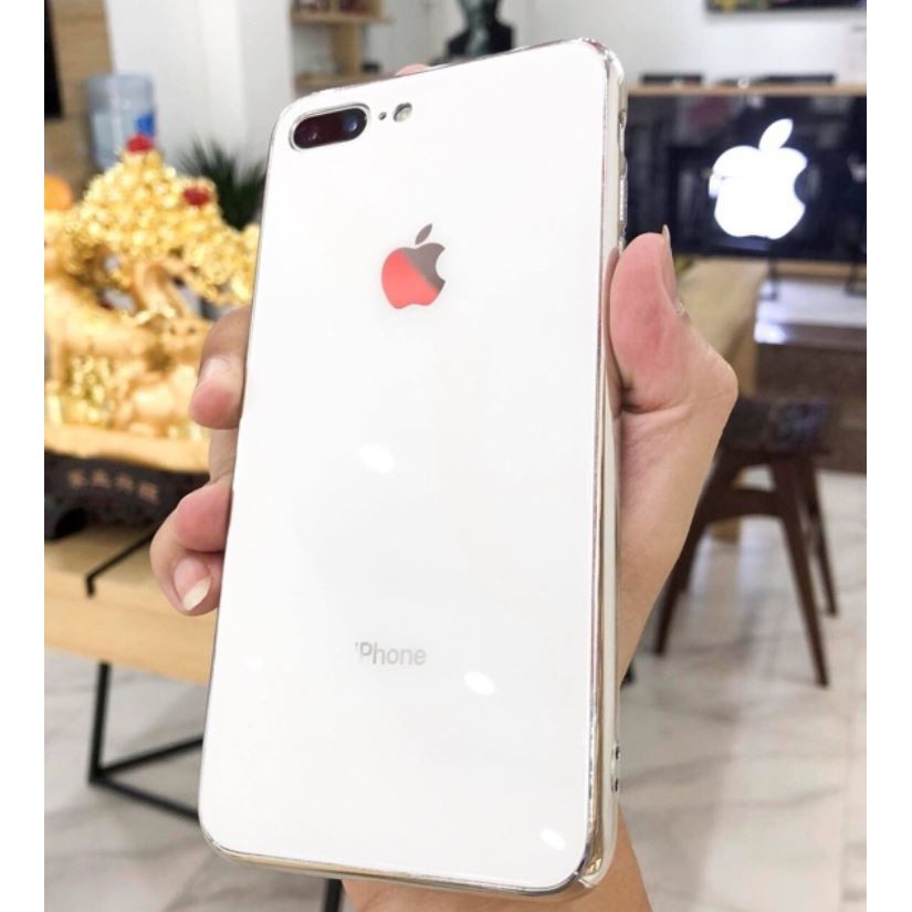 [MUA 1 TẶNG 1] ỐP LƯNG KÍNH CƯỜNG LỰC VIỀN MÀU TĨNH ĐIỆN CHO IPHONE TỪ 6 ĐẾN XSMAX - TẶNG 1 DÂY TREO ĐIỆN THOẠI CUTE