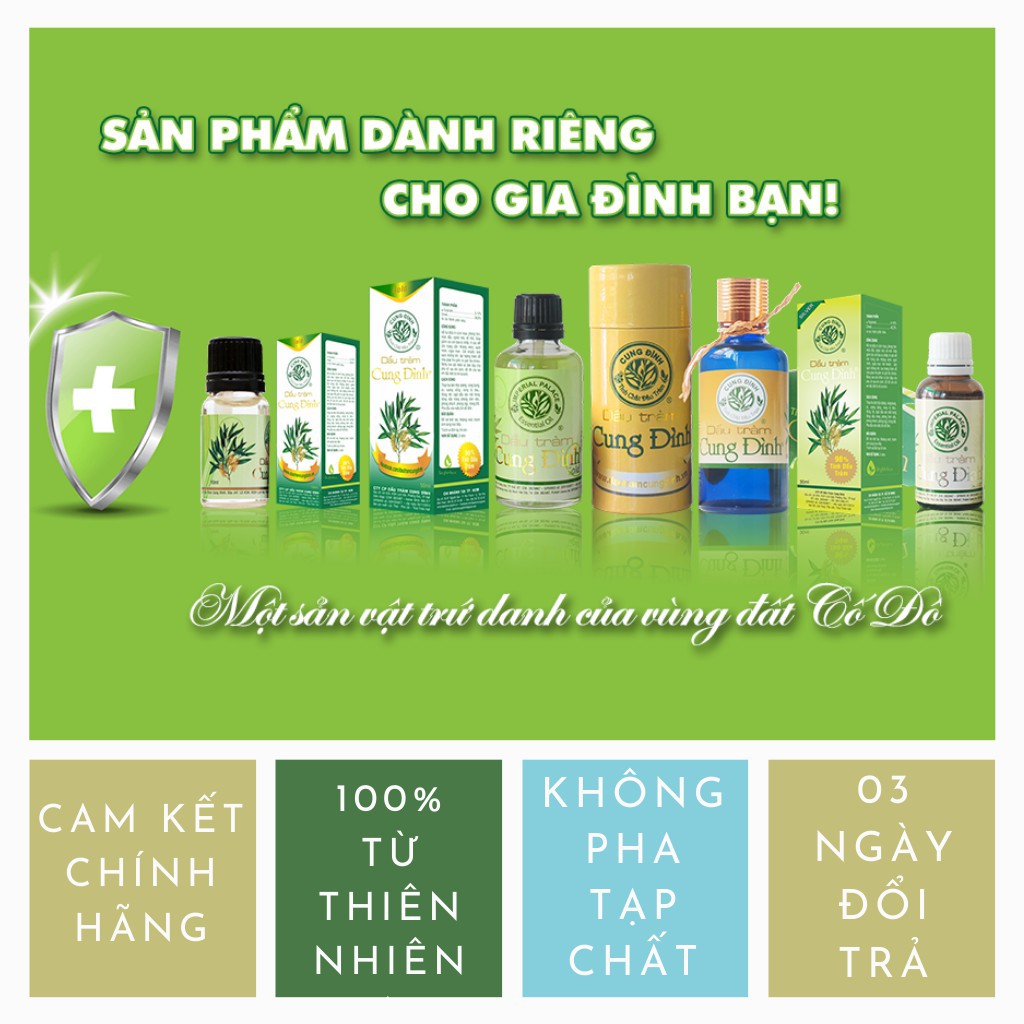 Dầu tắm em bé Cung Đình Huế 100ml