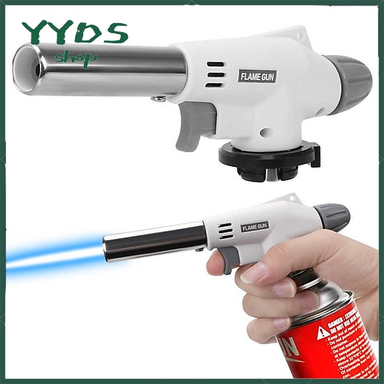 [HCM]Đầu khò gas cầm tay sử dụng bình mini - Dụng Cụ Khò Gas Đánh Lửa Tự Động Dùng Với Lon Gas Mini.