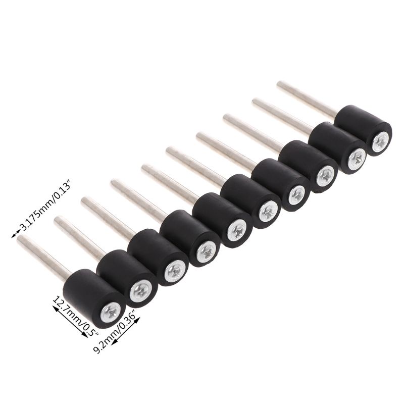 Set 10 Trục Cao Su 1/2" Cho Máy Chà Nhám Và Mài Mòn