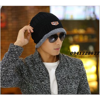 Mũ nón len nam nữ ấm áp thu đông Wool