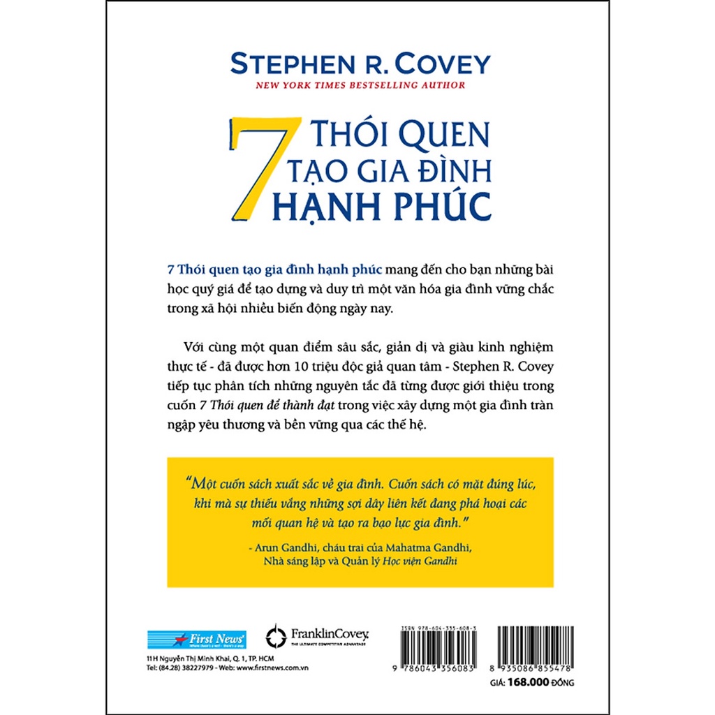 Sách 7 Thói Quen Tạo Gia Đình Hạnh Phúc First News - FIN