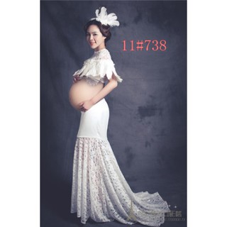 Đầm bầu chụp ảnh nghệ thuật studio 2019