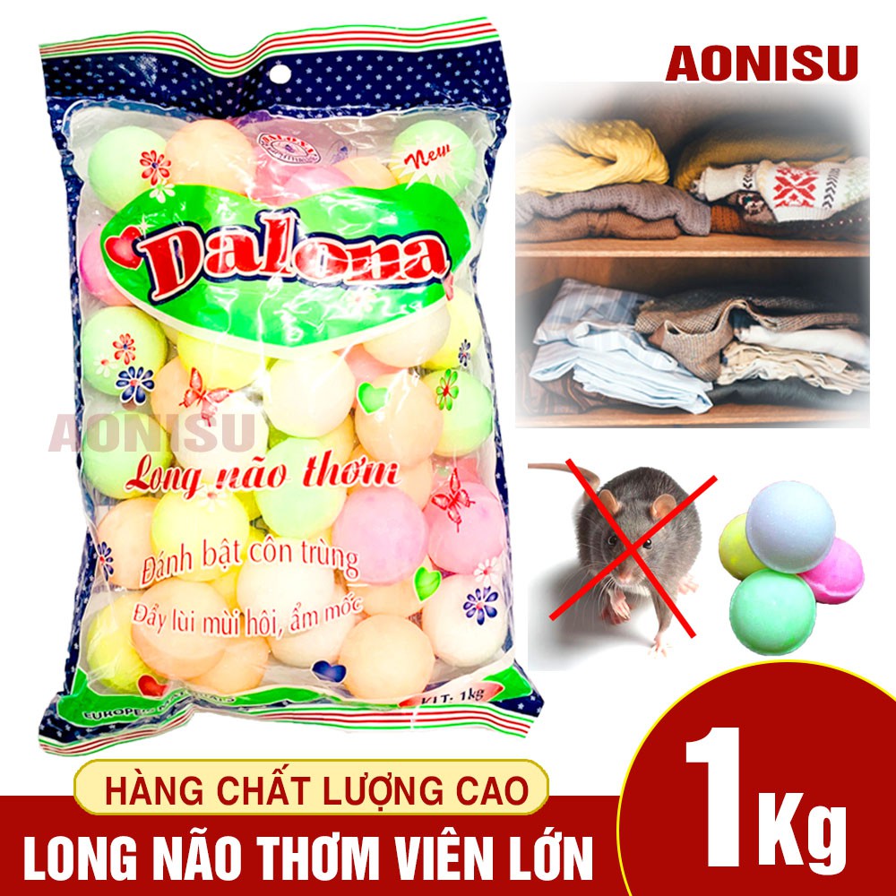 Long Não Thơm Đuổi Côn Trùng DALONA ( Gói / 1KG ) - Long Não Thơm Quần Áo