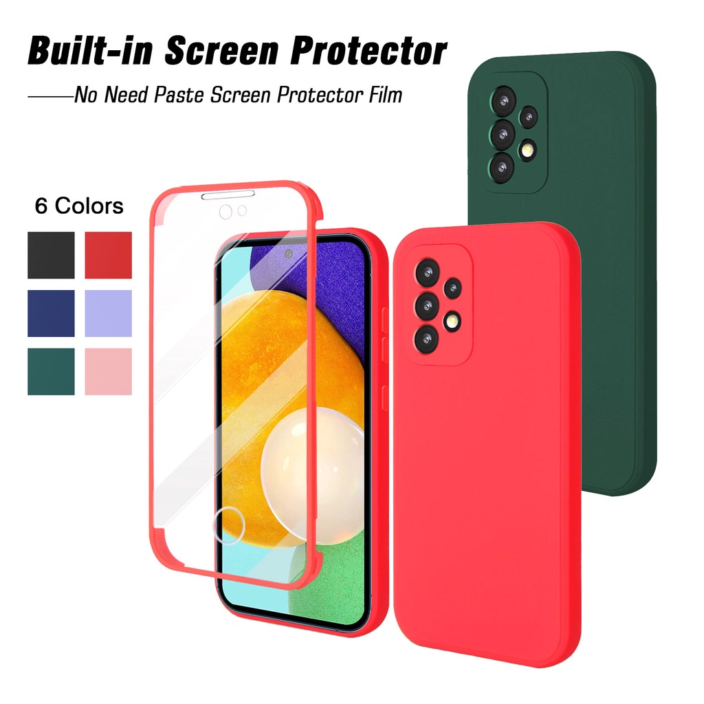 Ốp Điện Thoại silicone Trong Suốt Chống Sốc 2 Trong 1 Cho Samsung Galaxy A52 / A52 5G / A52S / A51
