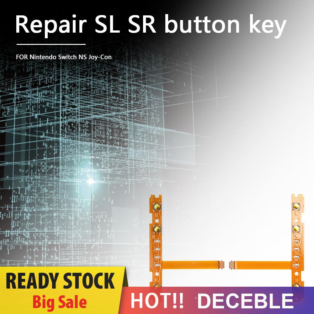 Deceble L/R SL SR Button Key Flex Cable Replacement Parts Fit for Nintend Switch