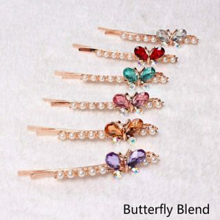 Set 2 kẹp tóc đính đá
