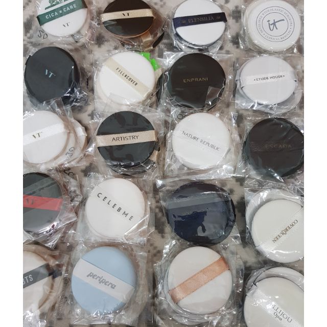 Bông đánh phấn nước siêu mềm mịn các thương hiệu nổi tiếng.