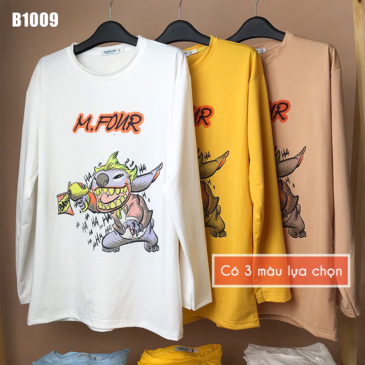Áo thun dài tay thu đông nam nữ Wado chất liệu cotton dáng áo unisex in hình mã B1009 | BigBuy360 - bigbuy360.vn