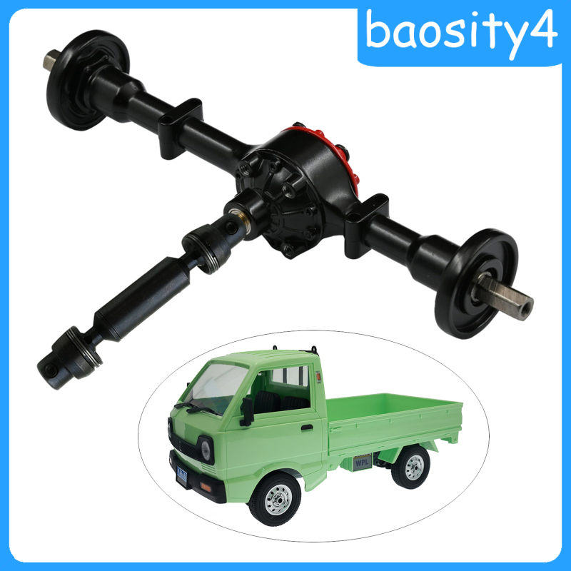 [baosity4]Rear Axle Housing Drive Shaft Gear Upgrades Fits WPL 1/10 D12 RC Truck Parts