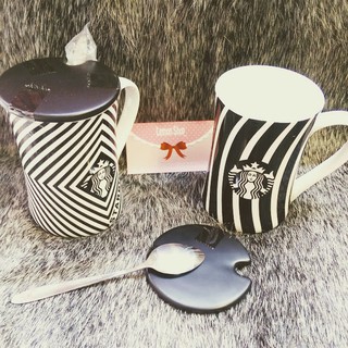 Ly Sứ StarBucks - Black & White - Mẫu ngẫu nhiên