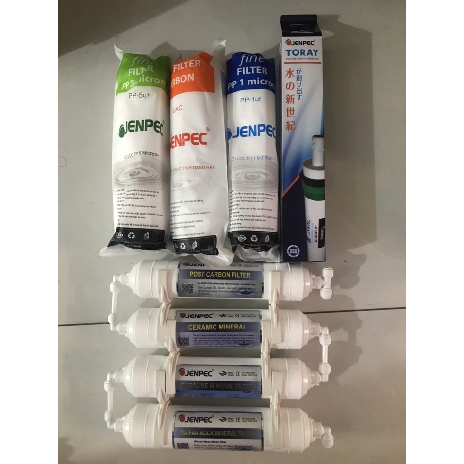 Bộ lõi máy lọc nước Jenpec chính hãng , dùng thay thế cho máy lọc nước RO