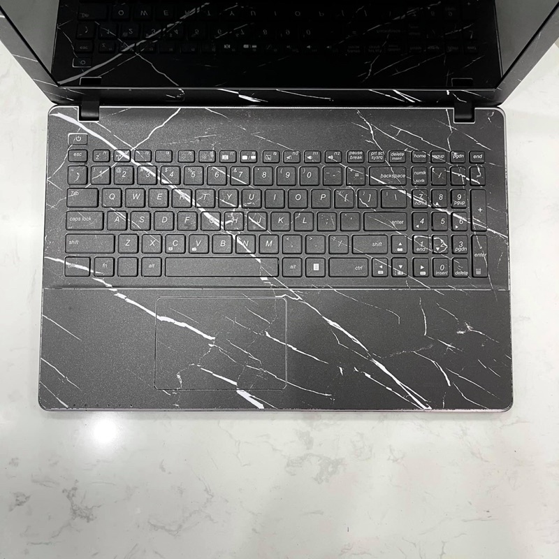 Skin Dán Laptop Mẫu Vân Đá Đen - Full Các Dòng Laptop