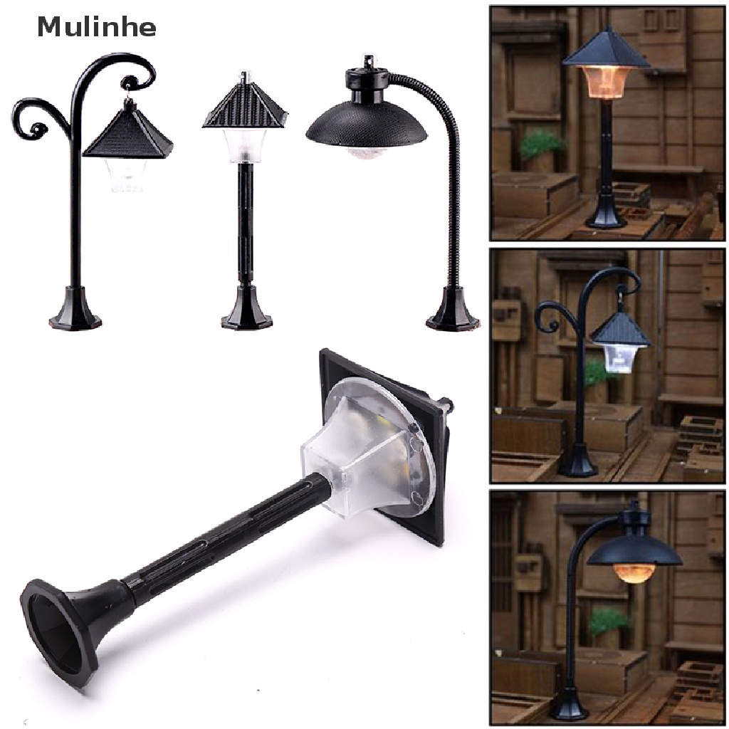 Mô hình đèn đường công viên mini dành cho trang trí tiểu cảnh