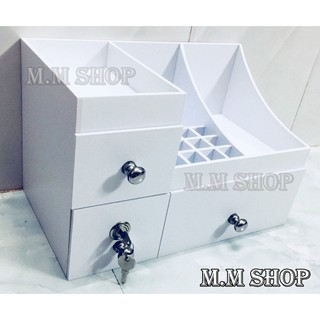 KỆ TỦ MỸ PHẨM KOOL CÓ KHÓA TỦ SIZE 35CM