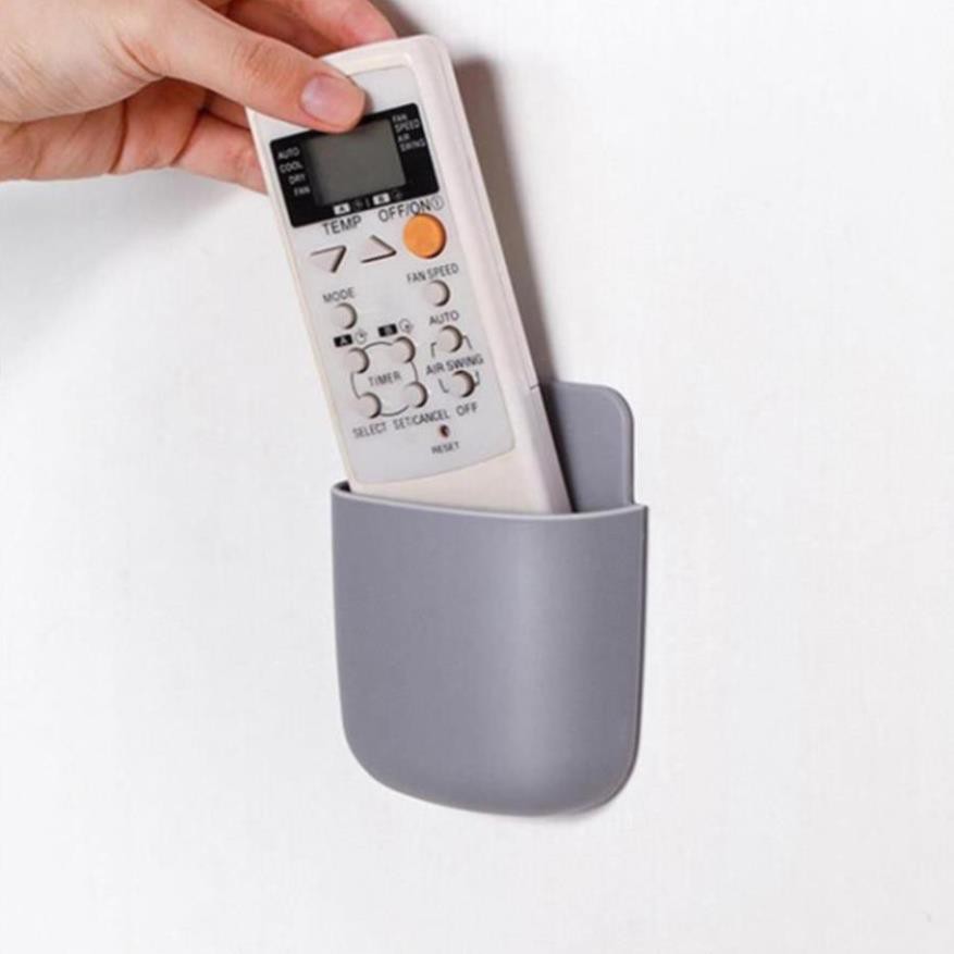 Khay gắn tường để đựng remote điều khiển máy lạnh tiện dụng - Hộp lưu trữ điều khiển từ xa treo tường