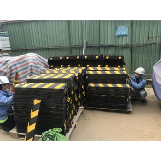 Thanh ốp cột cao su phản quang dài 1m - 0.8m - 0.6m -0.2m x rộng 10cm x dày 1cm