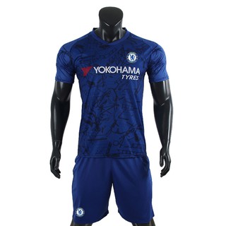 Bộ Quần Áo Bóng Đá Câu Lạc Bộ Chelsea màu xanh mùa giải 2019 2020