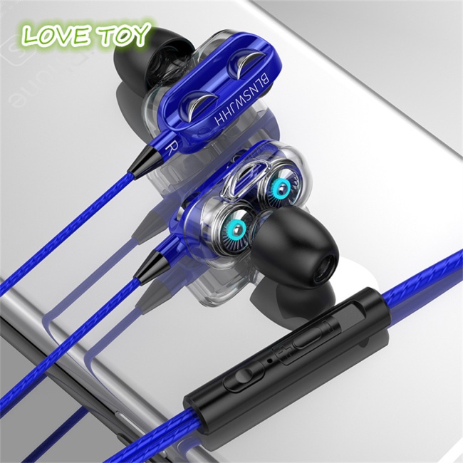 Tai Nghe Nkodok Dual Drivers Lõi Tứ Hi-fi Có Dây Điều Khiển Siêu Đế Kèm Mic