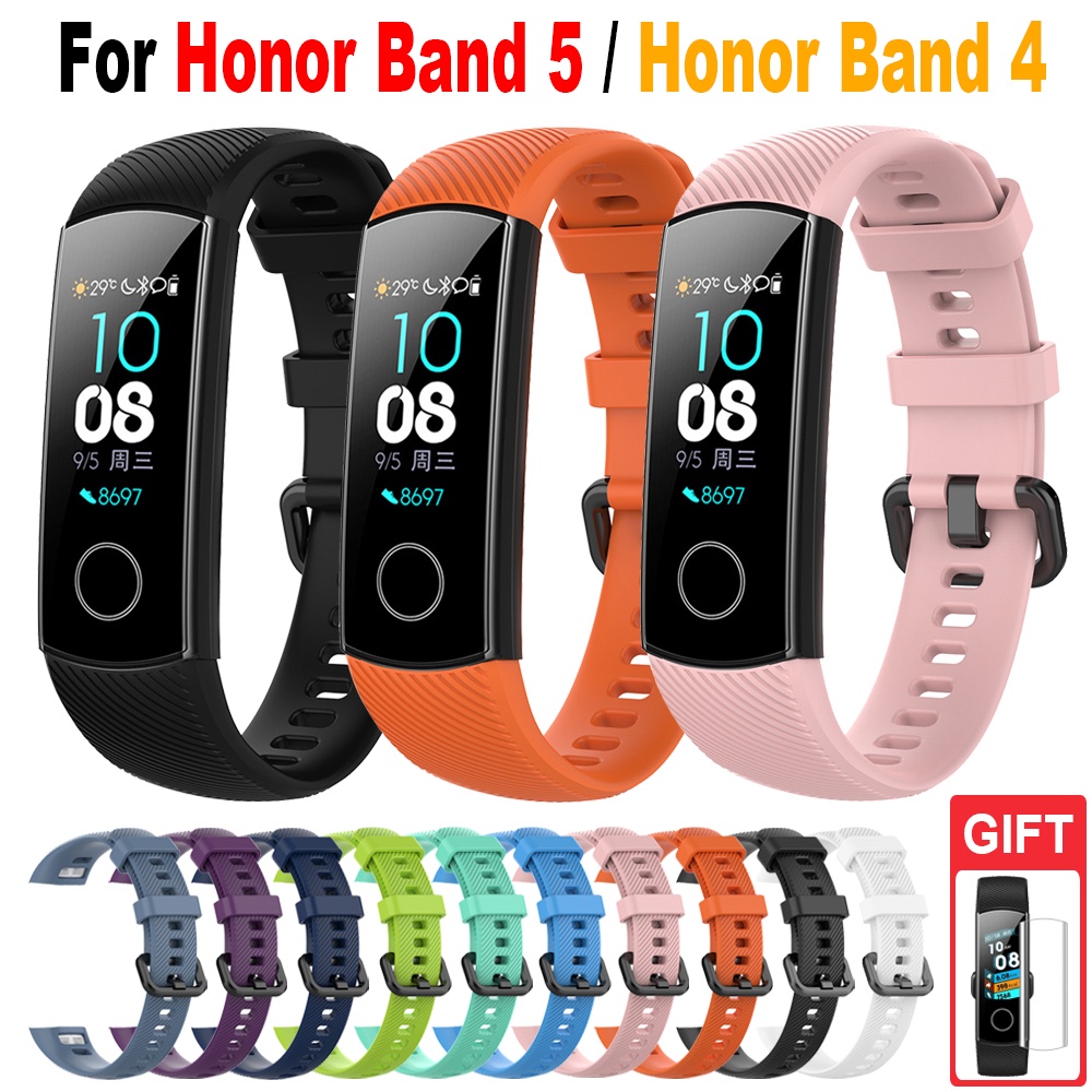 Silicone Dây Đeo Silicon Thay Thế Cho Đồng Hồ Thông Minh Honor Band 5 / Honor Band 4